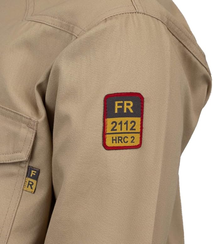 Just In Trend Flame Resistant Light Weight FR Shirt for Men - 88% Cotton, 12% Nylon, 7oz, NFPA 2112