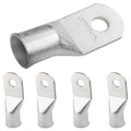 SELTERM 5pcs 4/0 AWG (XL) 3/8" Stud Tinned Copper Wire Lugs, Battery Lugs,Ring Terminals, Battery Cable Ends, 0000 Gauge Ring Terminal Connectors,UL Marine Grade Electrical Battery Terminal Connectors