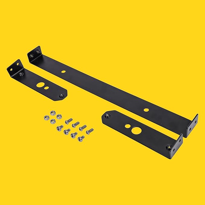 LAMPHUS Horizontal License Plate Mounting Bracket PlanarFlash Lighthead [Rust Resistant] [Powder Coated] [Installs Easily] - Perfect for Pickup Trucks, SUVs, Trucks, and Cars