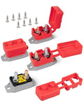 RED WOLF 20Amp Automatic Reset Circuit Breaker with Cover, DC 12V-24V Nylon Insulated & Anti-Rust Stud Type for Automotive Truck Camper RVs Solar Battery Chargers 4pcs