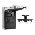 60 Amp AC Disconnect Switch Outdoor 120/240VAC Pull Out Switch Waterproof Metal Box for Air Conditioning Non-Fused