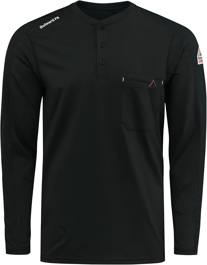 Bulwark FR Men's Flame Resistant Flex Knit Henley