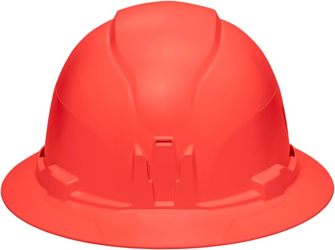 Klein Tools Hard Hat, Non-Vented Full Brim Style, Padded, Self-Wicking Odor-Resistant Sweatband, Tested up to 20kV