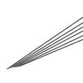 MECCANIXITY Carbon Fiber Rod, 1mm x 150mm Carbon Rod Bar for RC Airplane DIY Craft Kite Wing Tube Quadcopter Arm Repair Pack of 8