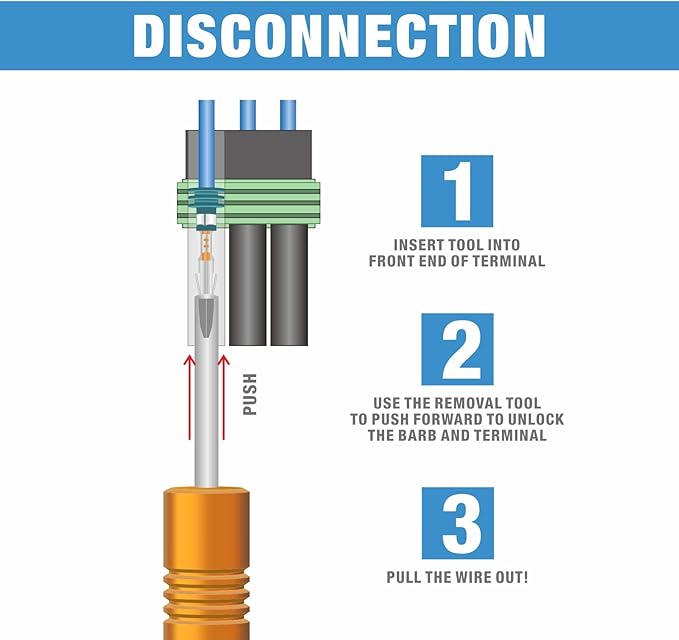 iCrimp Weather Pack Crimp Tool for AWG 24-14 Crimping Delphi APTIV Weather Pack Terminals or Metri-Pack Connectors- Crimp Terminals and Seal In ONE Cycle with Locator & Removal Extraction Tool