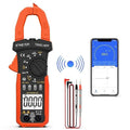BTMETER Digital Clamp Meter Multimeter, Auto Range 4000 TRMS AC DC Voltmeter Ammeter Test Volt Amp Ohm Capacitance Frequency w/Data Export, Mini Multi Tester BT-7200CAPP