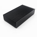 Large Aluminum Heatsink 4.72''x2.72''x1.06'' inch /120x69x27mm Heat Sink Cooling Black Oxide Radiator 22 Fin 120mm for Computer LED Chip Power Charger Router Amplifier PCB Board Adapter