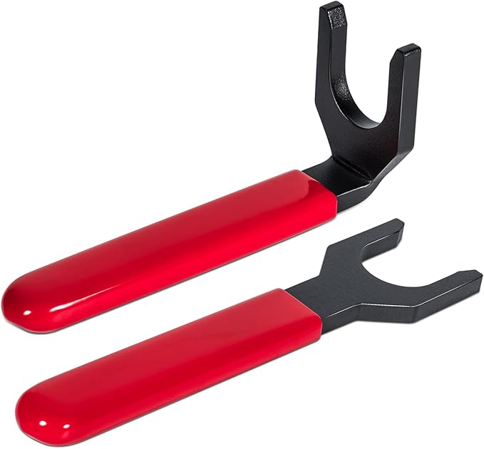 Danti 13260 Fuel Line Disconnect Tool Set for Cummins ISB and ISX Engines, Straight and Bent Wrench