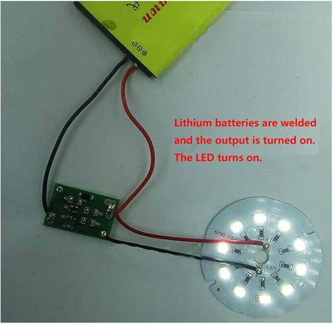 Acxico 3Pcs Solar Charge Controller Board Lithium Battery Charging Controller Auto ON/OFF Light Control Switch For DIY Street Lights Garden Lights