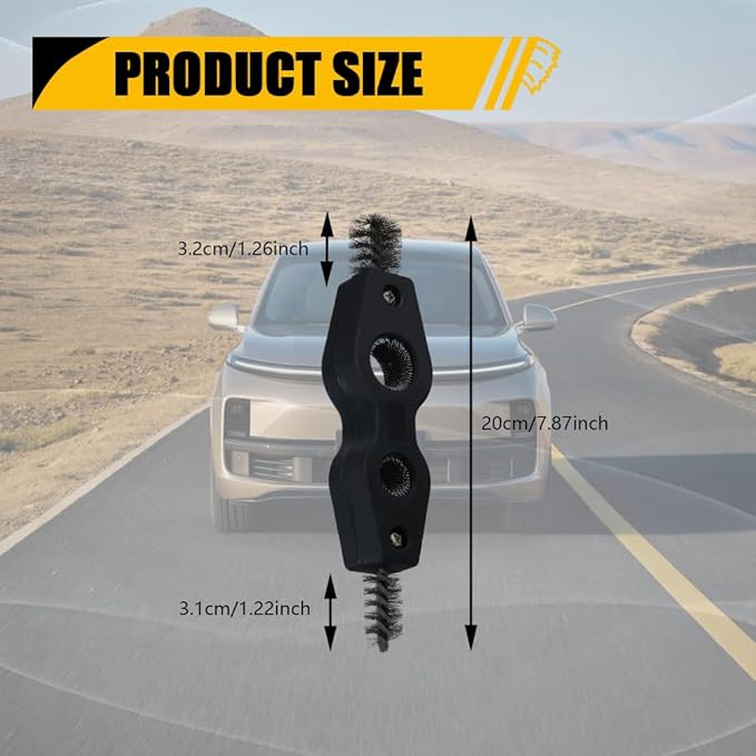 4 in 1 Car Battery Cleaning Brush, Battery Terminal Cleaner, Copper Pipes Cleaner Brush Tool, Auto Universal Interior and Exterior Battery Terminals Machine Parts Anti-Corrosion Battery Terminals