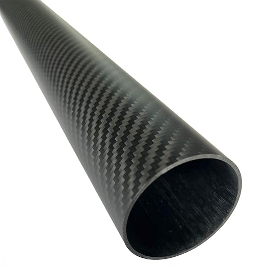 1pcs Carbon Fiber Tube 50x47x500mm,6~50mm Available, 3K roll Wrapped Twill Matte Finish.