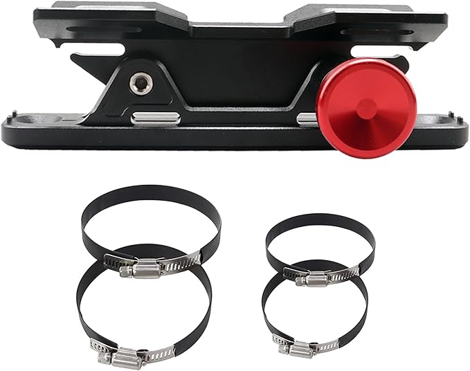 Car Fire Extinguisher Mount Bracket Aluminum Quick Release Roll Bar Fire Extinguisher Holder Mount Universal Compatible with Jeep Truck UTV ATV Semi
