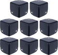 8 Pack Black Metal Shelf Edge Protector Cabinets Speaker Corners for Flight Case Hardware Screws