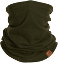 ACUSHLA 100% Merino Wool Neck Gaiter for Men & Women Ski Face Mask Winter Scarf Neck Warmer All Weather, Midweight Maple Leaf