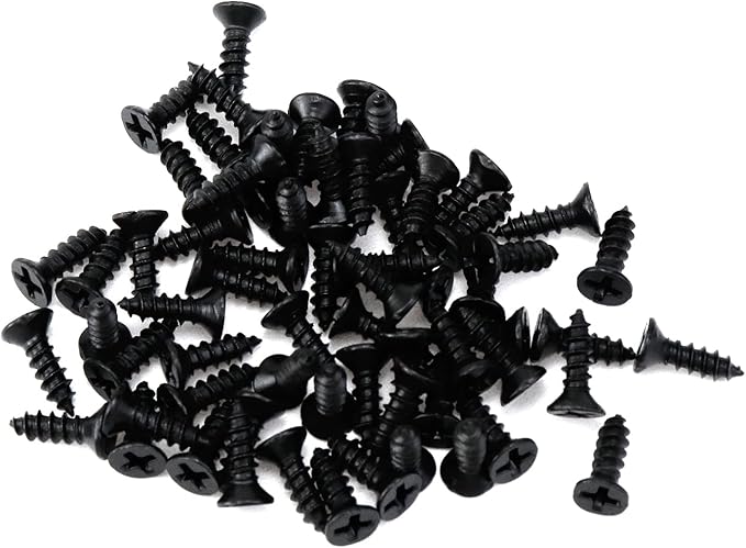 20Pcs Metal Box Corner Protectors Black Box Corner Edge Guard Metal Edge Guard Cover Decorative Corner Protectors with Mounting Screws, 0.98"x0.98"x0.98"