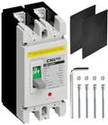 200Amp Molded Case Circuit Breaker MCCB 2 Poles DC500V Battery Disconnect Switch, PV Circuit Breaker or Main Power for Boat, Solar, UPS and Battery