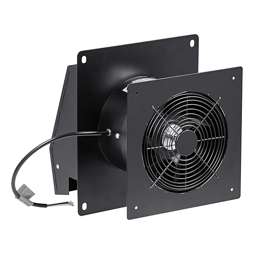 VEVOR Through-The-Wall Ventilation Fan with Cover, 205 CFM, 7-inch Diameter Exhaust Fan Hose, Adjustable Duct for Kitchen, Living & Laundry Room Workshop