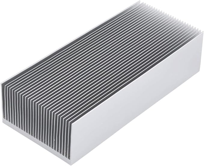 Large Aluminum Heatsink 5.9" x2.71" x 1.41" / 150x69x36mm High Power Heat Sink Diffusion Cooling Cooler 27 Fin Radiator for Led Amplifier Transistor Semiconductor PC Computer PCB IC Module