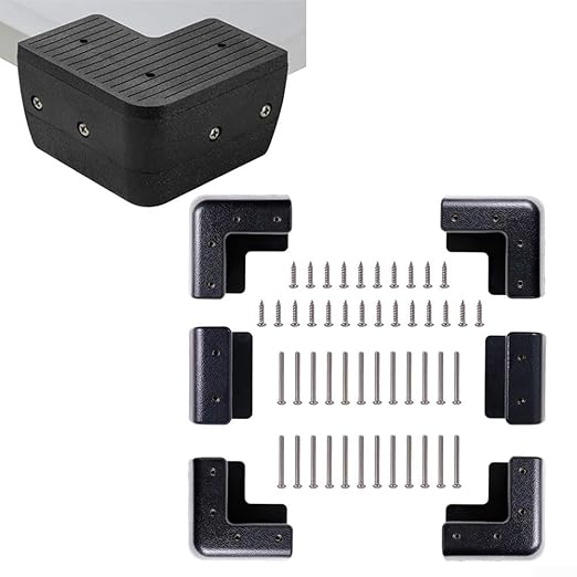 6 Pcs Solar Brackets - Roof, Boat, Wall & Yacht Installation - No Drilling Required, Waterproof, Easy Install
