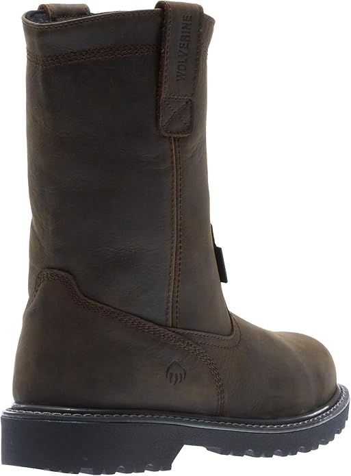 Wolverine Men's Floorhand Waterproof 10in Wellington Dark Brown Work Boot