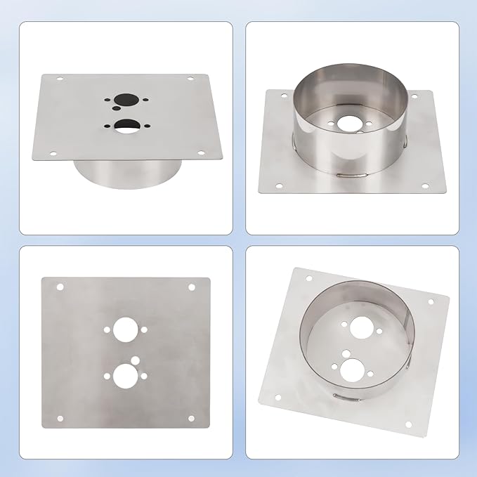 Diesel Heater Mounting Plate,Air Diesel Parking Heaters Base Mount Floor Bracket Support kit Accessories Parts for Webasto Eberspacher Airtronic D2 D4 D5 Planar Heater (Deep 60mm/2.4inch)