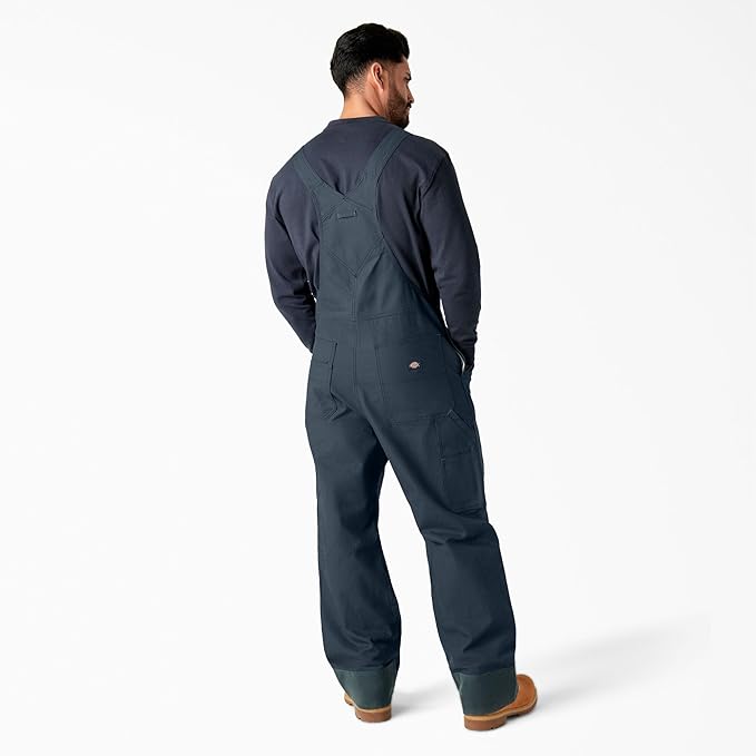 Dickies Women's Relaxed Fit Waxed Canvas Bib Overalls