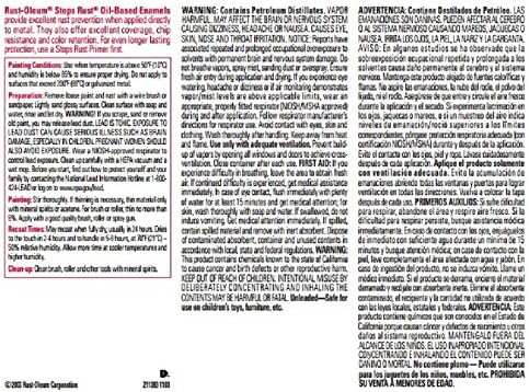 Rust-Oleum 7763502 Stops Rust Brush On Paint, Quart, Gloss Carnival Red, (Pack of 1)