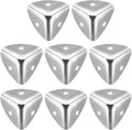 uxcell Metal Box Corner Protectors Edge Guard Protector 25 X 25 X 25mm Silver Tone 8pcs for Table Corners and Desk Corners