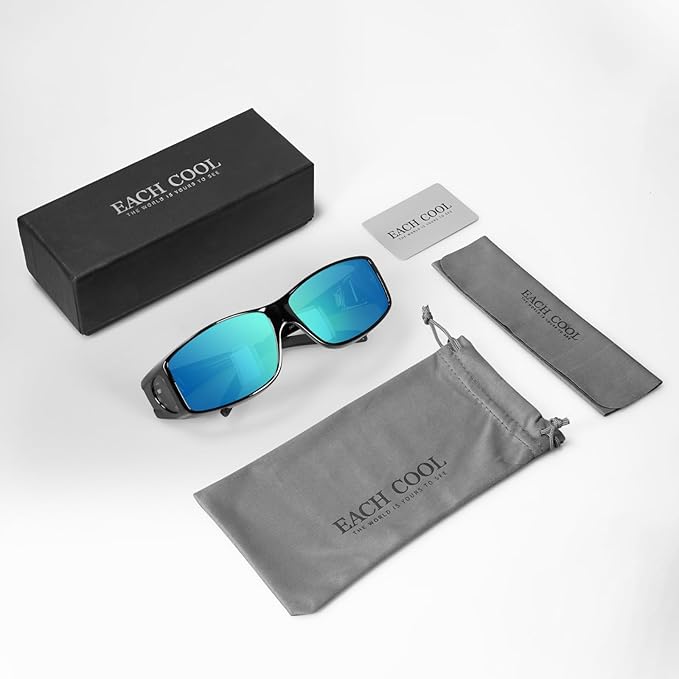 Night Driving Glasses Night Vision Glasses Fit Over Glasses Polarized Anti-Glare UV400 Gift for Men Women