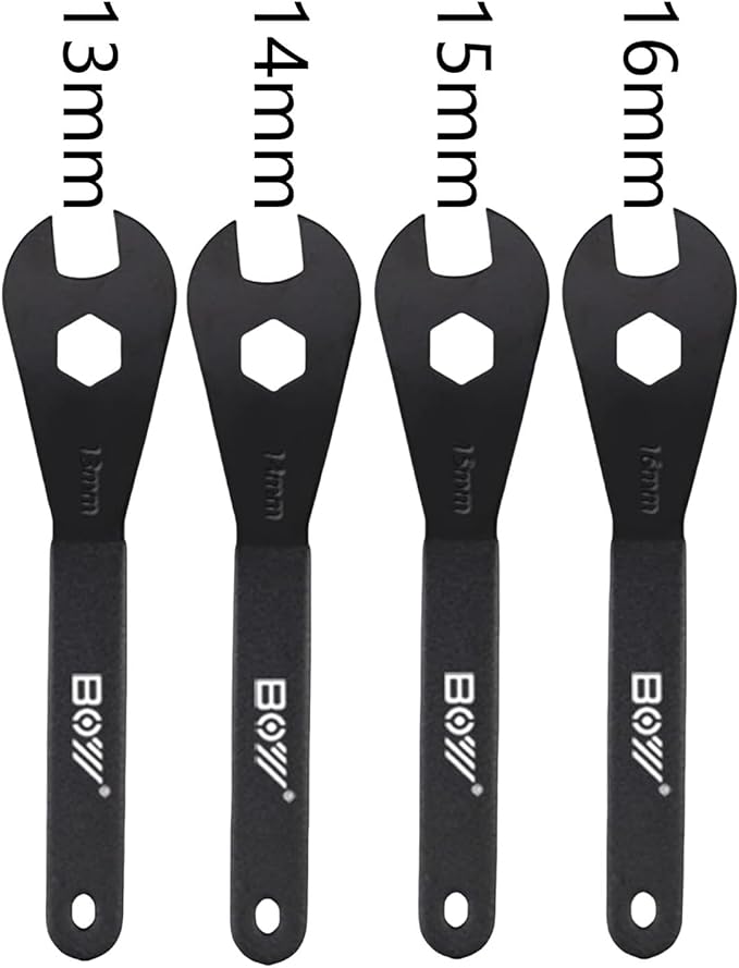Bike Cone Thin Wrench Set Tool for Bicycle Wheel Hub Axle Nut Install Remover Cycling Spanner Hub Repair Removal Tool