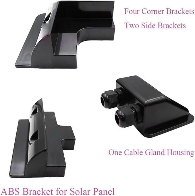 Solar Mounting Bracket None Drilling Angles for Boats Yachts Caravans None Drilling Angles Installation Bracket