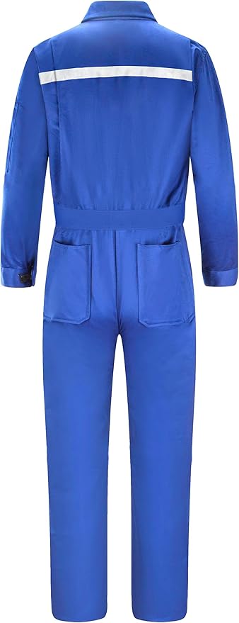 Mens Workwear Coveralls Work Mechanic Jumpsuits Long Sleeve Coverall Work Wear Multi Pockets