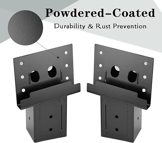 Mofeez Outdoor 4x4 Compound Angle Brackets for Deer Stand Hunting Blinds Shooting Shack (Set of 8)