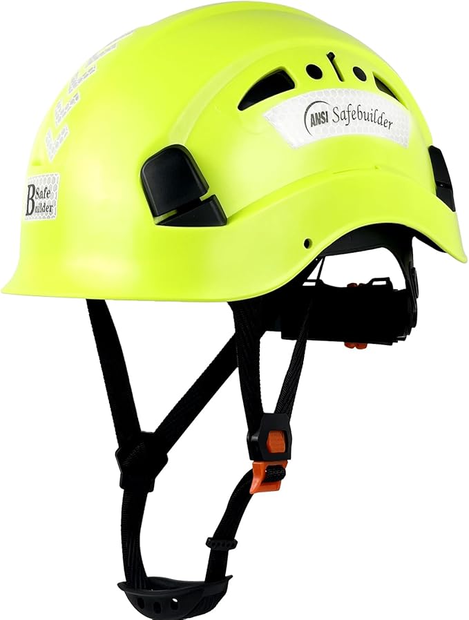 Construction Hard Hats Safety Helmet Reflective ABS Adjustable Ventilation Hardhats Industrial Head Protection ANSI Z89.1