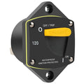 GLOSO Circuit Breaker Switches Manual Reset Waterproof Audio Radio Solar System Boat Truck Marine Automotive Stud 5/16“ Panel Mount 120A