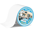 RV Roof Tape white, 4" x 33' Automotive Butyl Sealant Tape for Processing, UV Resistant, Waterproof, Used for RV Roofs, Campervans, Trailers, Boat Seal Leak Repairs, Windows, Headlights (4INCH X33FT)