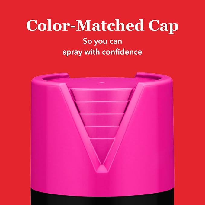 Krylon Fusion All-In-One Adhesive Spray Paint for Indoor/Outdoor Use, 12 oz, Hot Pink