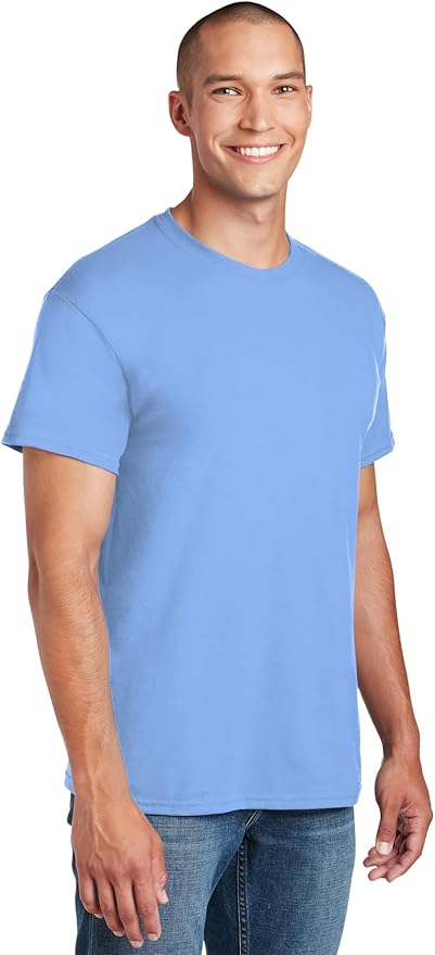 Gildan Unisex Adult DryBlend Workwear T-Shirts with Pocket, 2-Pack