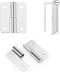 2.5 Inch Lift Off Hinges, Stainless Steel 304 Small Slip Joint Flag Hinge, Removable Hinges for Wooden Metal Doors, Cabinet Doors, Metal Boxes and More (Right Handed, 4 PCS)