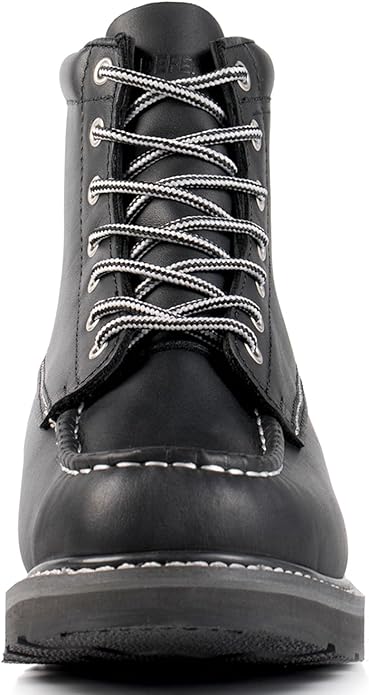 Men's SureTrack 6" & 8'' Leather Soft Toe Work Boot for Men, Welt Construction, Oil/Slip Resistant, Wedge Sole, Moc Toe Men's Work Boots, EH, 84994 & 86994