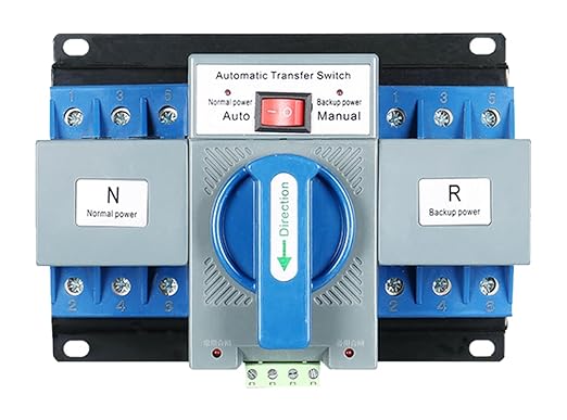 JONASC 220V 63A 3P Dual Power Automatic Transfer Switch Generator Changeover Switch 50Hz/60Hz