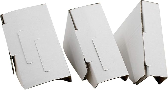 Golden State Art, 400 Pack Adjustable Cardboard Corner Protectors, Fits 1", 1.5" and 2.1" Frames, Edge Protectors for Shipping Paintings, Picture Frame, Packing Item Edge Protection