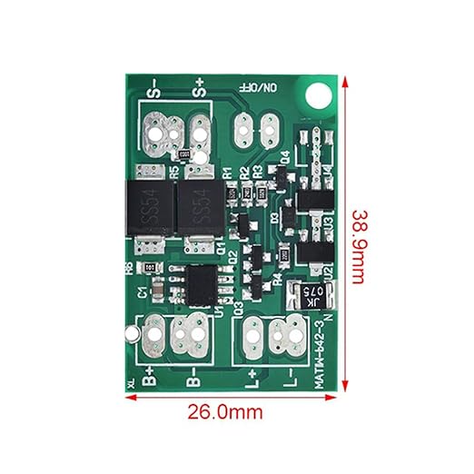 HiLetgo 2pcs Solar Panel Automatic Control Switch 1000mA Solar LED Lamp Control Board Courtyard Garden Lamp Control Switch 3.7V Constant Current Drive Charging Discharging Protection