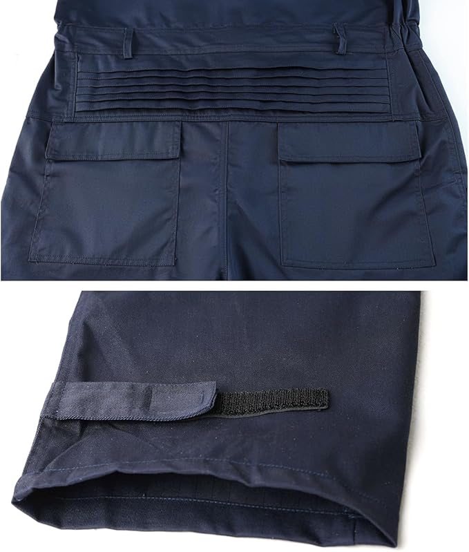 Mens Workwear Coveralls Multi Pockets Work Suit Mechanic Overalls Jumpsuits Unisex Long Sleeve Garage Coverall