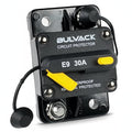 E9 1/4" Studs 30 Amp Circuit Breaker with Manual Reset for Marine Boat Trolling Motor Automotive RV Trailer Car Solar System Battery | Waterproof IP67 Protection 12V - 72V DC 30A Switchable