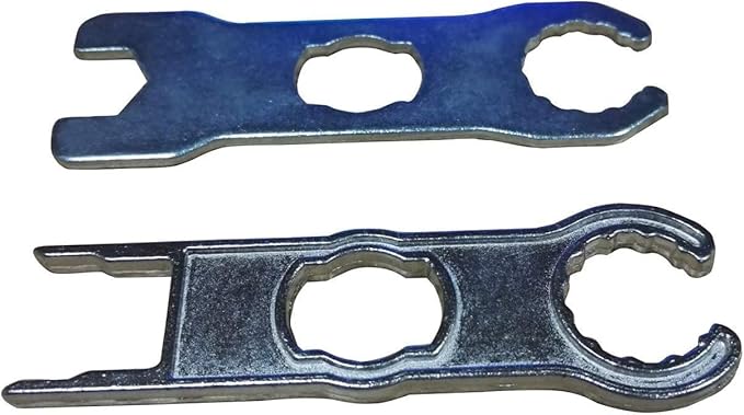 Sunway Solar Panel Connector Tool Works For Different Solar Connectors Assembly and Disassembly,Metal Spanner Wrenches Crimping Tool For Solar PV System Extension Cable Wire Kit-2Pairs