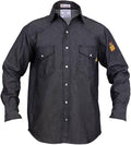 Flame Resistant FR Denim Shirt - 100% C - 7 oz