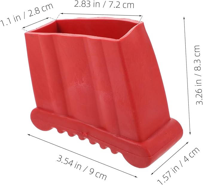Veemoon 2pcs Nonslip Ladder Foot Rubber Pads Durable Ladder Feet Mat for Enhanced Stability and Floor Protection
