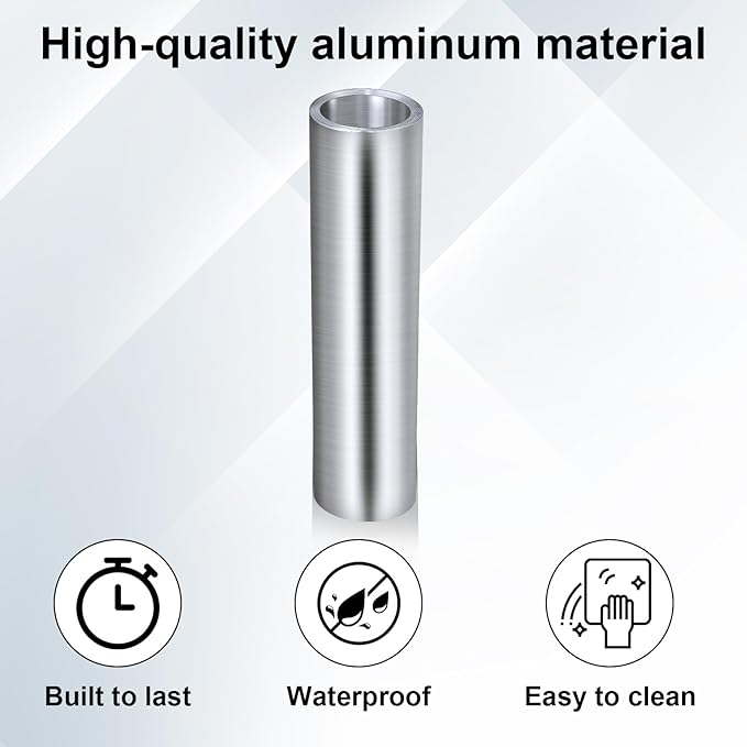 Therwen 1 Roll Aluminum Flashing Roll Metal Aluminum Roof Panels 0.2 mm Thickness Roof Flashing Strip for Sealing Windows Doors Siding Backyard Stains Moss and Mildew Prevention (20"x 10')