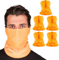 S A Company 5-Pack UV Face Shield | UV 30+ Multipurpose Neck Gaiter Balaclava for Adults | Multiple Color Packs